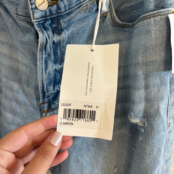 NWT frame le garcon mid rise straight fit - Picture 3 of 7